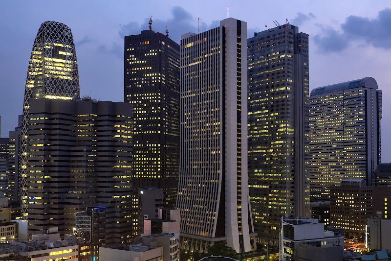Spectacular view of Tokyo Skylines at night Tokyo, Japan