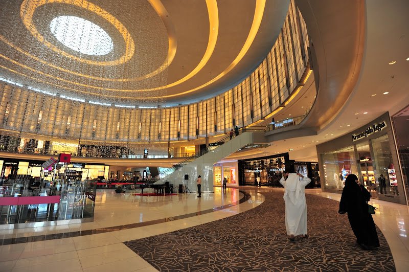 Stunning inside view of Dubai Mall, UAE Dubai Mall